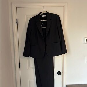 Charcoal gray Calvin Klein Suit
